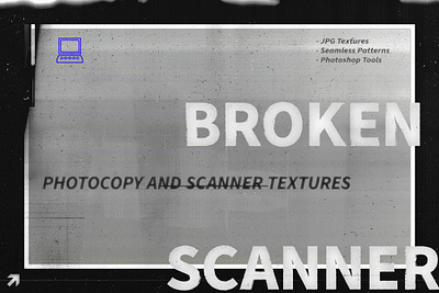 Broken Scanner - Photocopy Textures atn copier film grain grunge jpg overlay pat photocopy photoshop rough textural