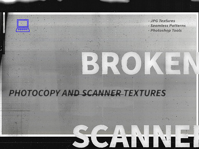 Broken Scanner - Photocopy Textures atn copier film grain grunge jpg overlay pat photocopy photoshop rough textural