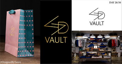 Vault branding graphic design logo