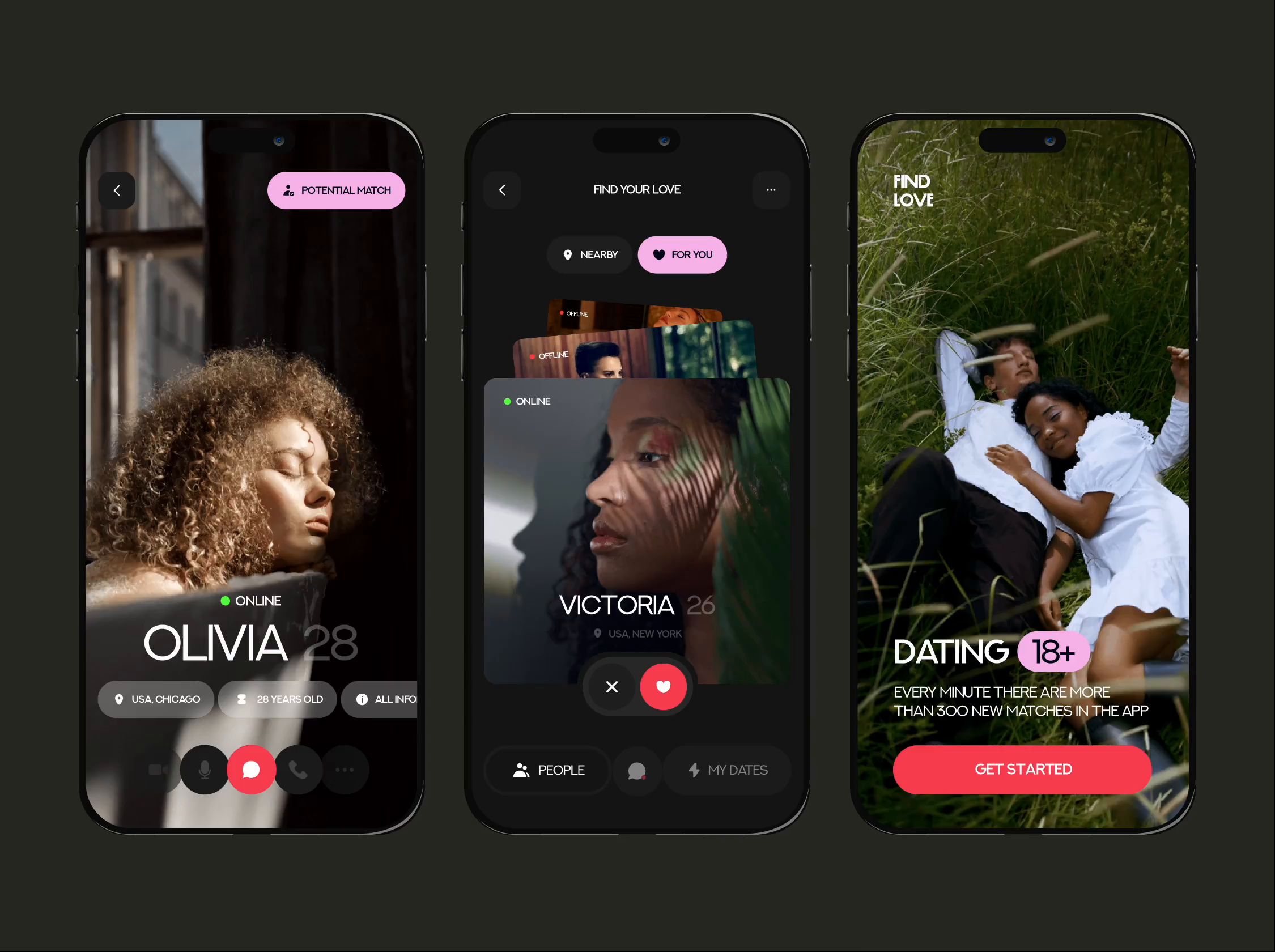 Example of Social Media Mobile App Design