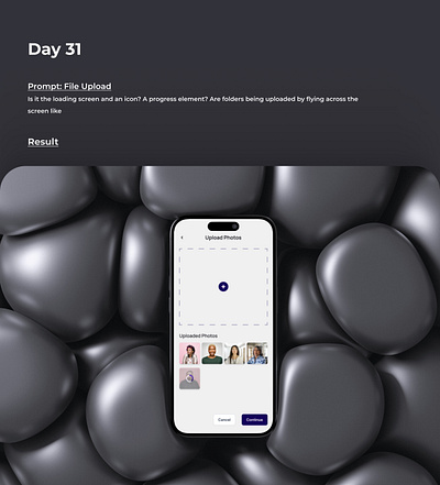Day 31 Challenge: File Upload Design