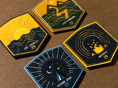 AAAs Camp Theme Special Awards awards branding camp chenille custom graphic design illustration patch vector