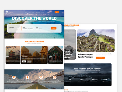 TravelX - Travel & Tour Agency Website HTML Template branding css html javascript template travel travel agency travel portal web design webdevelopment website