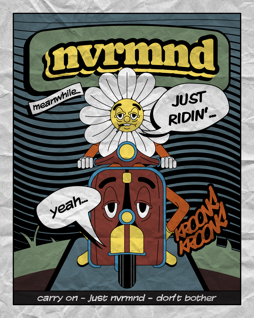 nvrmnd - just ridin' by Abram Abisai Prasetyawan on Dribbble