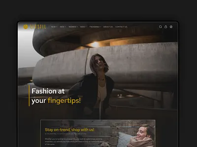 LivStil Fashion eCommerce Online Shopping Website adobe adobe xd design system ecommerce fashion figma kids landing page men prototype ui ui design ux website wireframe women