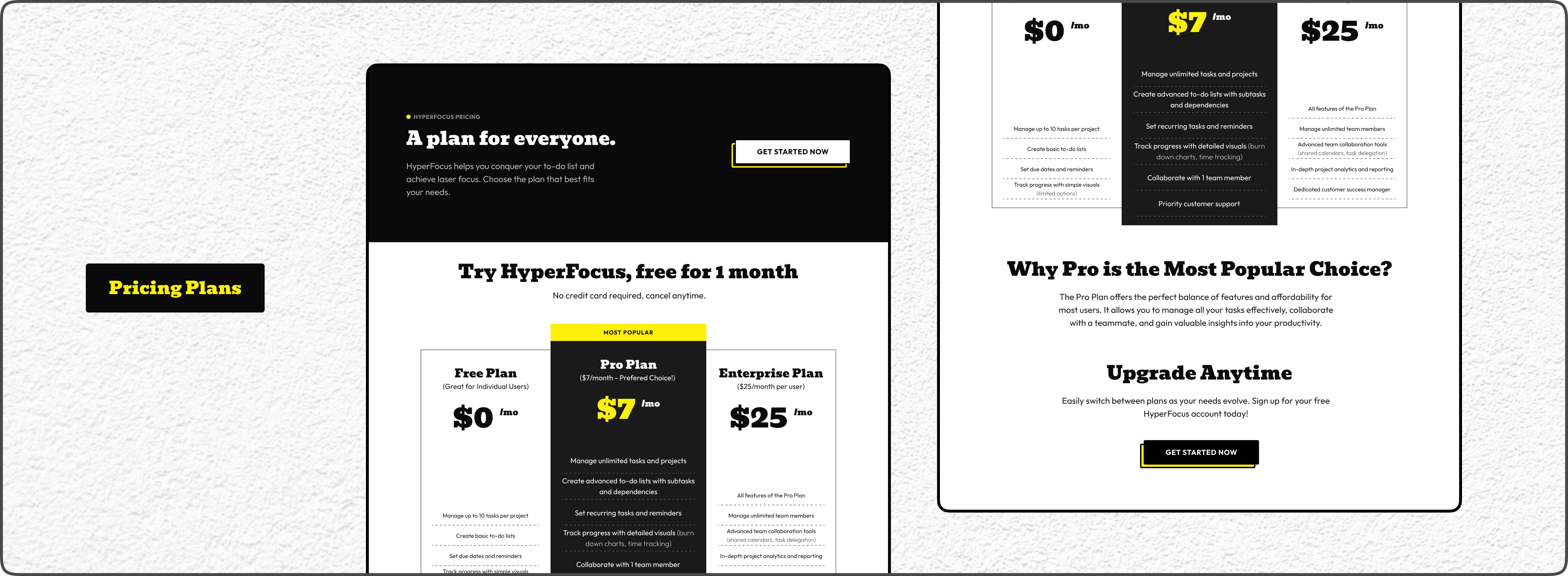 UI Challenge - Day 18 (Pricing Plans UI) cleanui colortheory contrast dailyui pricingplans productivity saas uichallenge uidesign uiux uiuxdesign userexperience uxdesign visualcues visualdesign