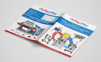 Business Brochure Front Back Pages branding brochure graphic design illustration