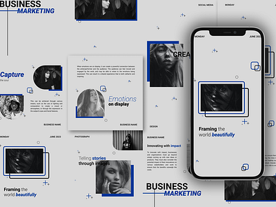 Social Media Posts and Stories Templates adobe photoshop digital marketing figma graphic design marketing motion graphics social post templates typography ui ux