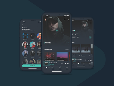 Ceol - Online Music Streaming Application adobe photohop app application branding design figma graphic design logo motion graphics ui ux wireframe