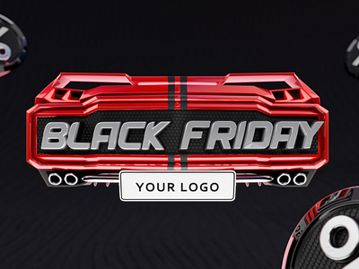 Selo 3D Black Friday | Blender 3d badge 3dbadge black black friday blackfriday desconto oferta post promocao selo selo 3d selo3d social media vendas