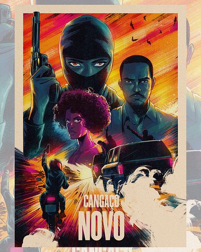 Cangaço Novo - Alternative Poster alternative movie poster amazon prime artwork illustration poster prime video