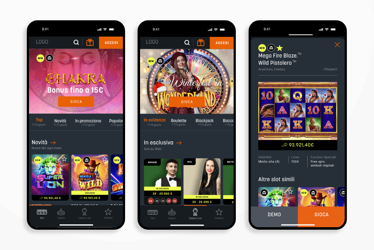 Example of App Casino