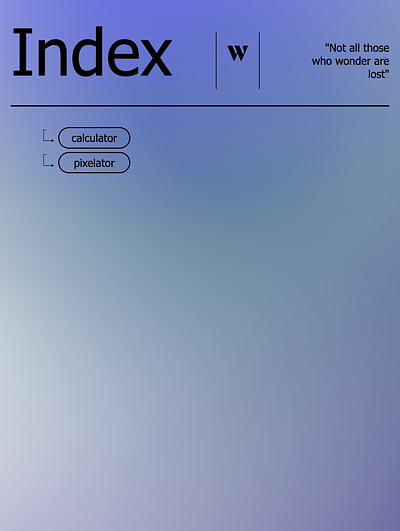 Index Page for my website agency index website design index page ui web design web index webpage website