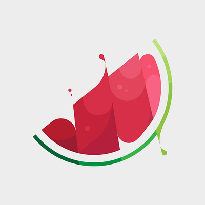 Cutter Melon graphic design illustration vector