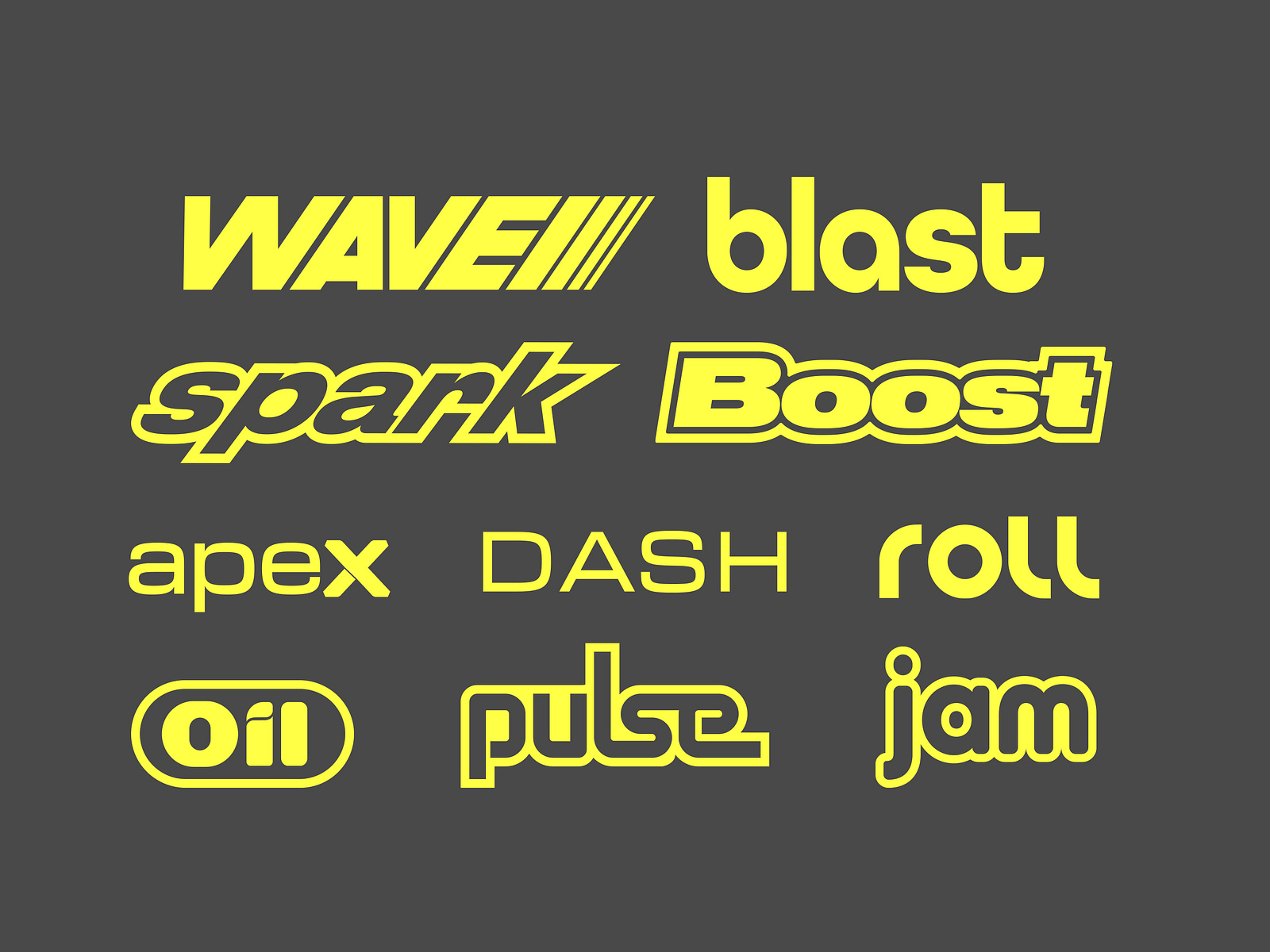 Racing Logotype Collection by Rafael Ortega on Dribbble