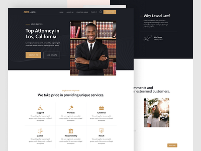 Lawsd Lawyer Website design landing page law firm lawyer lawyer website lawyers legal uiux web design website