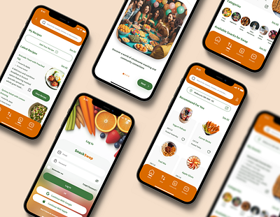 SnackSwap Mobile App adobe appdesign behance community design figma mobileapp ui userexperience userinterface ux