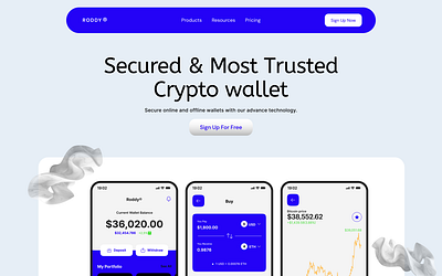 Roddy Crypto Wallet branding logo motion graphics ui