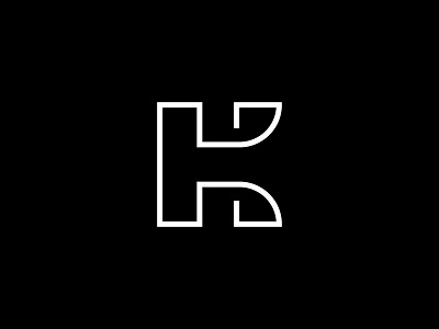 Letter H & K Monogram abstract branding combination design initial inspiration letter lettermark logo logo design logo designer logodesign logomark logos mark minimal minimalism minimalist modern simple