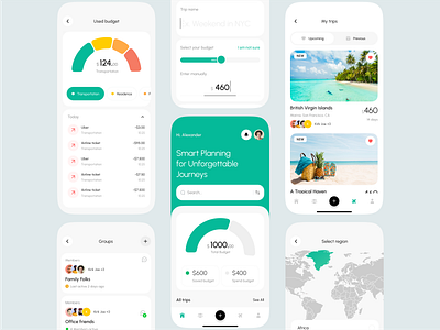 Budget Planning-Mobile App android animation branding budgetsmart finance fintech graphic design ios mobile app motion graphics ui uiux ux wireframe