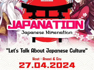Event JAPANATION FM Nimenation anime event japan poster