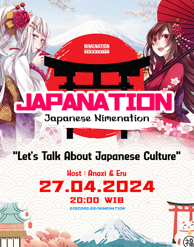 Event JAPANATION FM Nimenation anime event japan poster