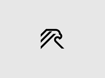 Letter R and Eagle (Logo for sale) branding eagle graphic design illustration letter r logo monogram vector