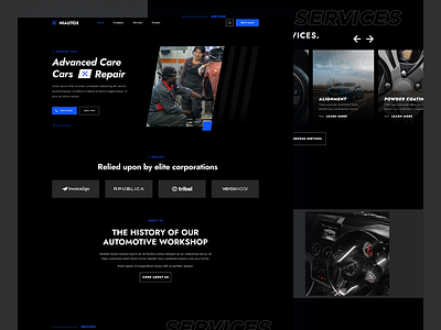 NiAutos Automotive Website auto services automotive automotive news automotive website car inventory car rental uiux vehicle website website design