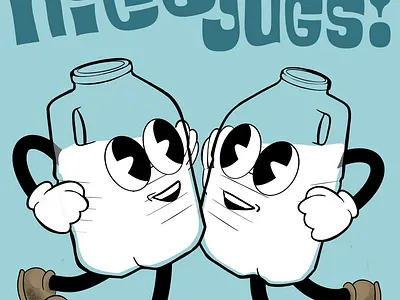 High Five! | Animation and T-shirt Design alphabet superset animation character design character mascot digital art fresco motion graphic design illustration retro cartoon rubber hose design short animation tshirt design