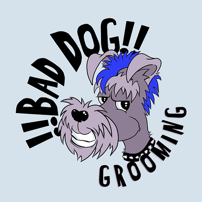 Bad Dog! | Client Logo branding digital art graphic design illustration logo design vector