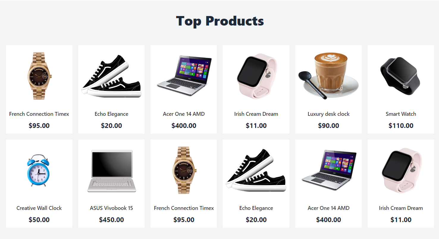 Product List UI With Tailwind CSS By ReadymadeUI On Dribbble