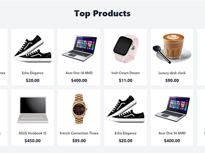 Product list UI with Tailwind CSS component product list readymadeui tailwind css ui webdesign