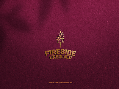 Logo Design for Fireside Unsolved YouTube channel. brandidentity branding campfire creative creativelogo design designer fire firelogo graphic graphic design illustration logo logodesign logomockup match matchlogo mockup vector youtube