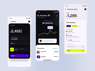 Money Managment Made Simple - Wallet UI finance finance app finance design fintech mobile app money management ui ux