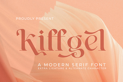 Kiffgel - A Modern Serif Font style