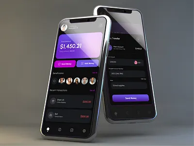 Mobile Payment Application finance finance app finance design fintech mobile app ui ux