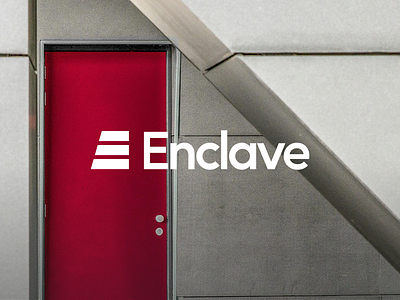 Enclave - Logo Design brand branding company design graphic design logo logo design modern real estate