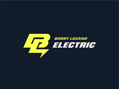 BL Electric Visual Identity b logo bl branding electric electrician graphic design lettermark logo monogram visual identity