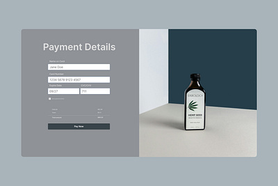 Daily UI 002 - Credit Card Checkout graphic design ui