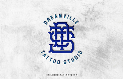DTS Monogram Logo business logo monogram concept monogram design monogram logo tattoo branding tattoo logo tattoo logo design tattoo studio