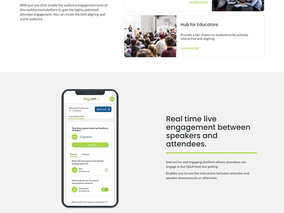 Inquest.io the Live Audience Engagement Platform interaction tools
