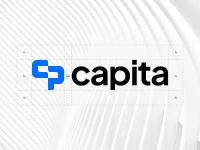 Capita - Finance Logo Design bank bank logo blue blue logo brand brand guide brand guidelines branding finance finance branding finance logo finance logo design fintech fintech app fintech branding fintech logo guide logo logo design visual