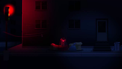 The Night Ride Animated Trailer 2d animation animation character design story video editing