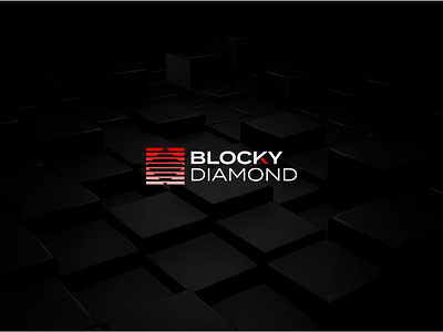 Blocky Diamond Logo | Modern logo design block logo design business logo design creative concept creative logo design diamond logo concept diamond logo design logo logo design modern logo design