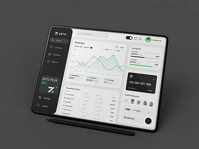 Finance Management Application dashboard dashboard design finance finance app finance design finance managment fintech ui ux