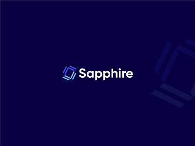 Sapphire logo | S logo design | Modern logo business branding business logo creative logo logo logo design minimal logo modern logo s letter logo s logo