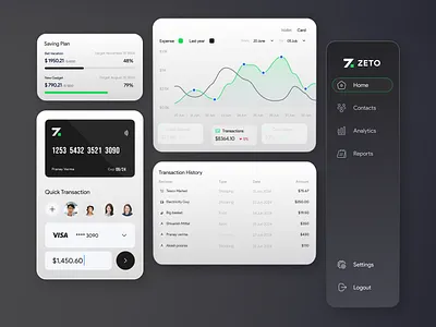 Finance Management Application dashboard finance finance app finance design fintech ui ux