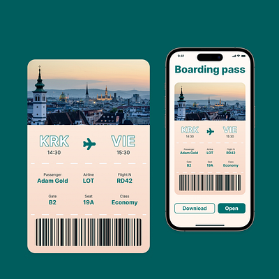 Boarding pass design boarding pass boarding pass design ticket ticket design ui design web design webflow webflow developer website designer