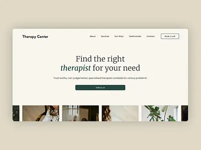 Therapy Center - Find the right therapist agency councellor design mental health mental health agency mental health councellor mental health organization therapist therapy ui ui design web design webflow webflow designer webflow developer website design