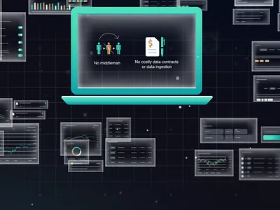 Atom Finance - Fintech Explainer Video Example 2d 2d animation animation atom finance explainer video finance video fintech video graph animation grid illustration mobile mypromovideos notification